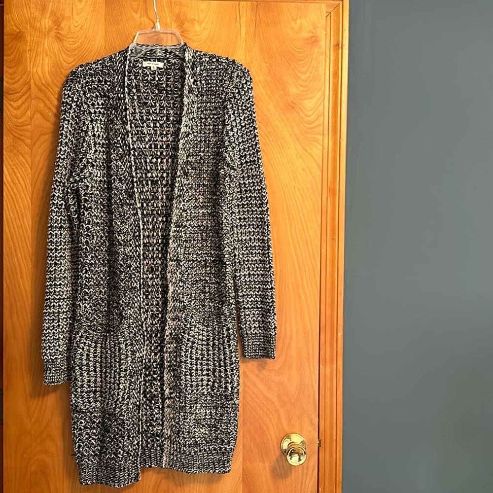 Max Studio Full Length Sweater Coat, Size M